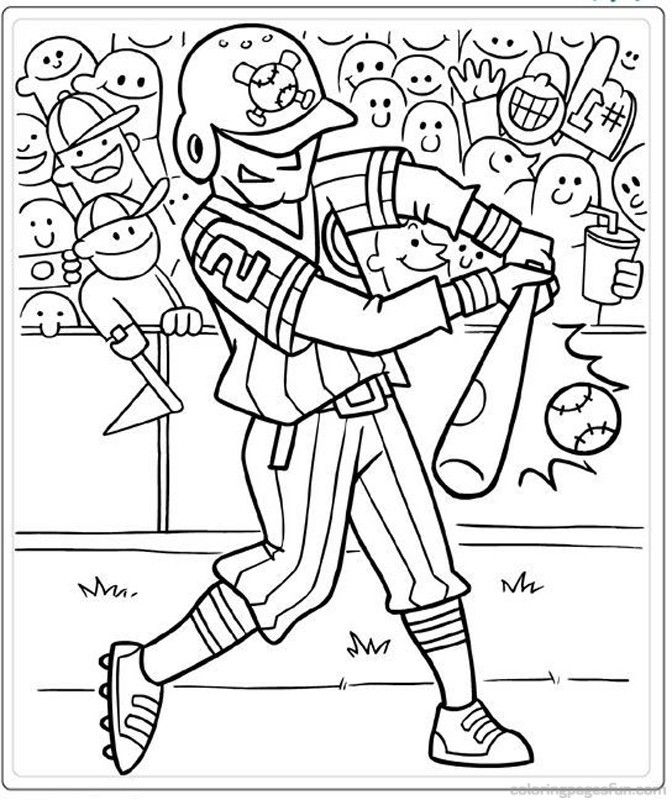 Baseball Coloring Pages