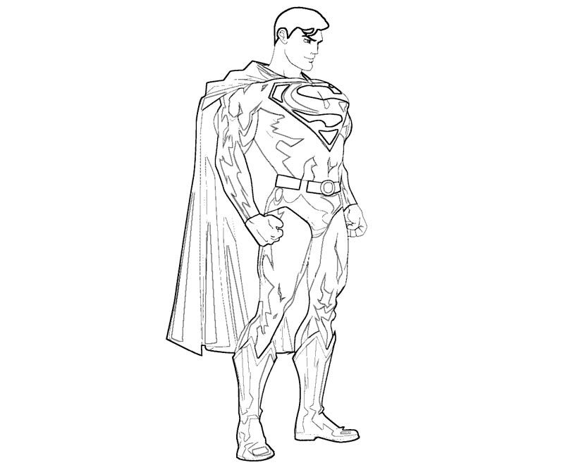 Superman Coloring Page |Clipart Library