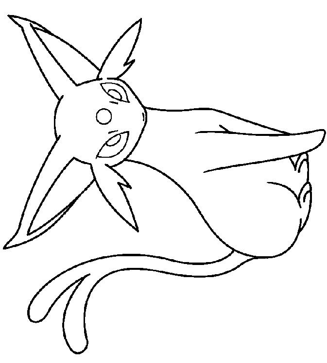 Free Espeon Coloring Pages, Download Free Espeon Coloring Pages png ...