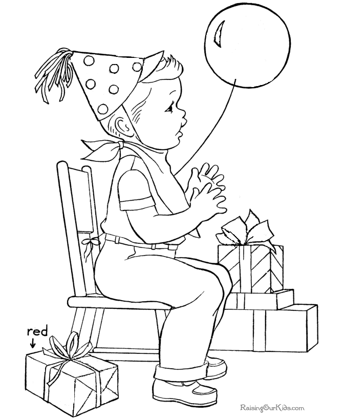 Free Printable Happy Birthday Coloring Pages