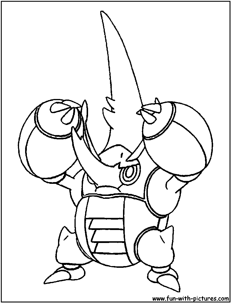 Coloring Pages Of Mega Pokemon 