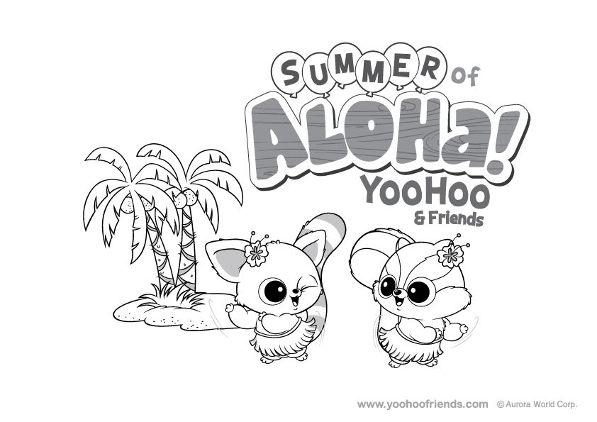 Yoohoo And Friends Coloring Pages