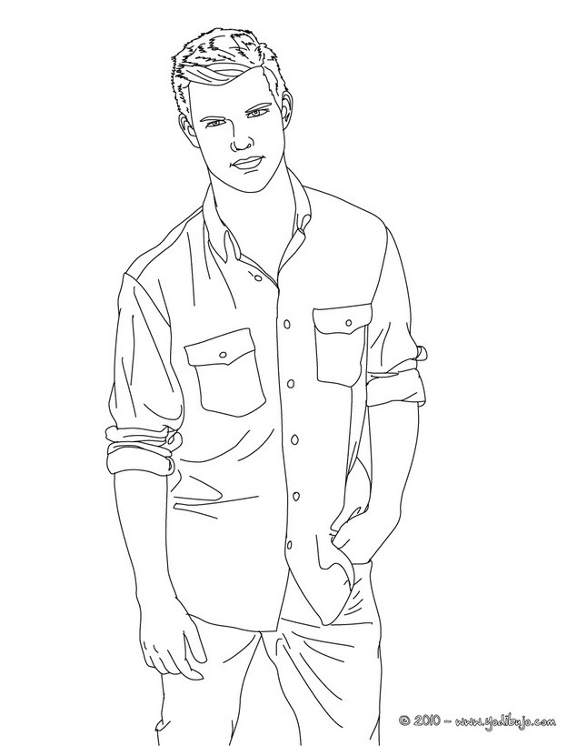 Drawing Taylor Lautner by Mayrecastro  OurArtCorner