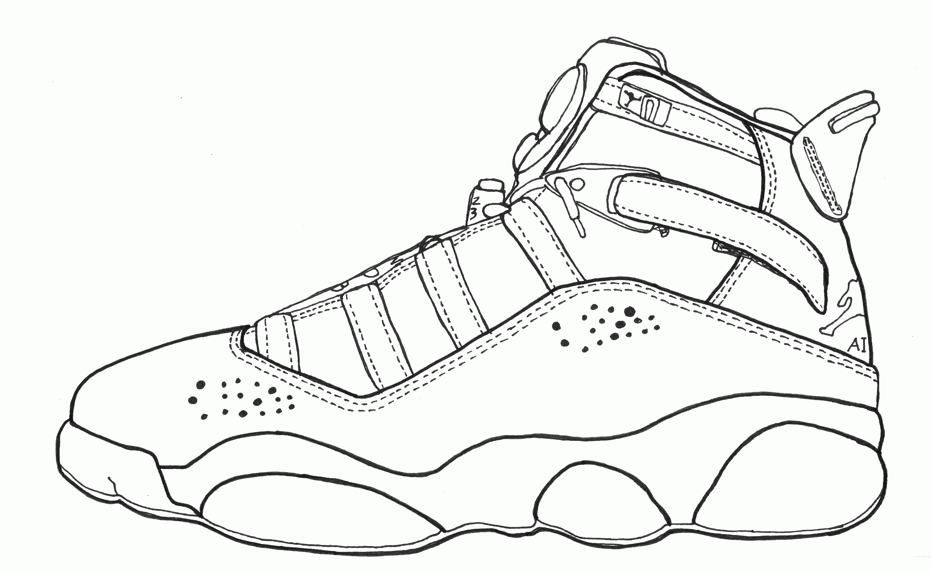lebron james shoes drawing