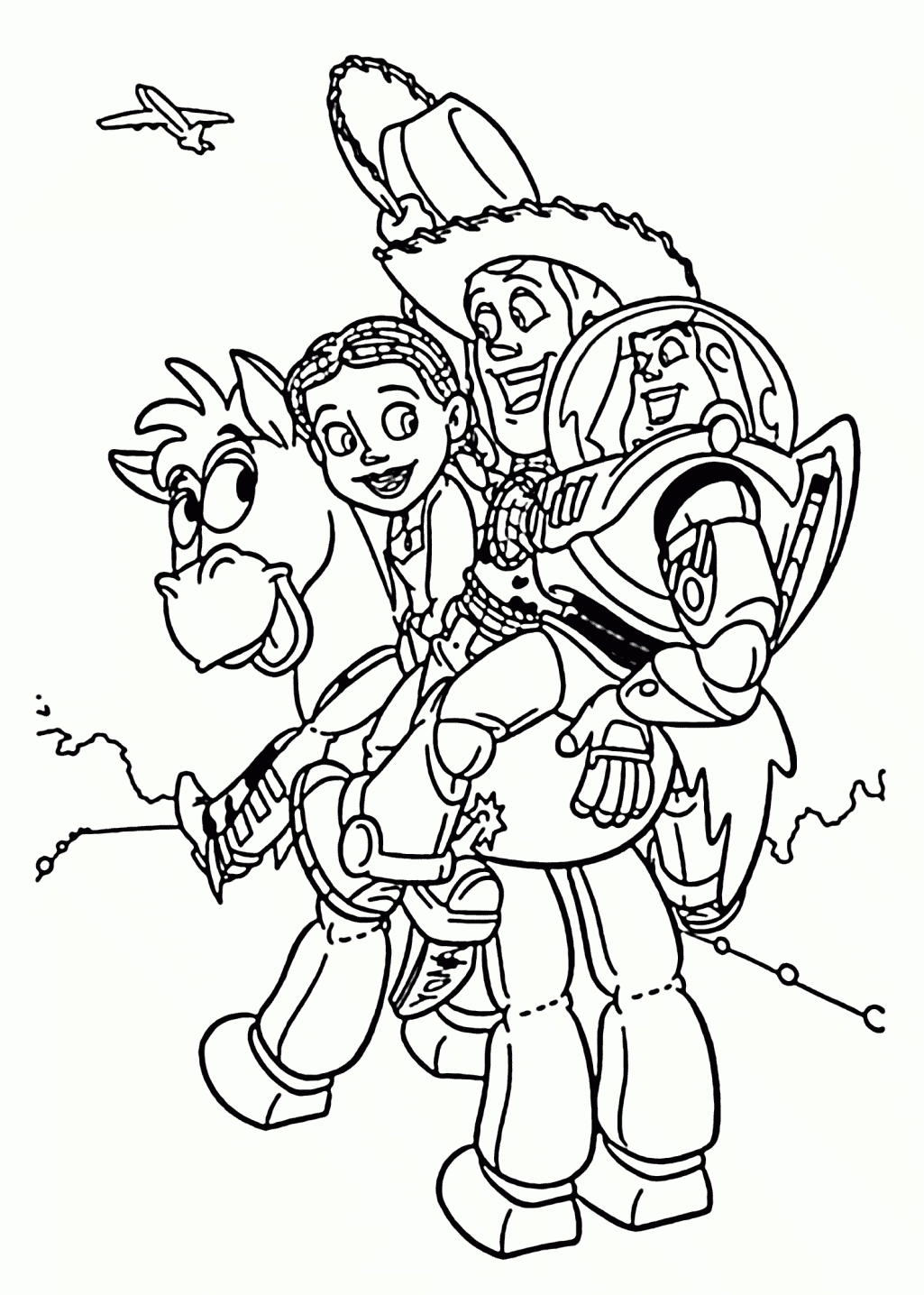 Jessie Toy Story Coloring Page