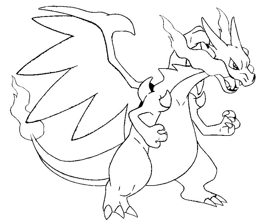 Pokemon Coloring Pages Mega Garchomp – From the thousands of