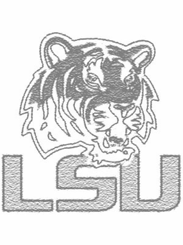 Printable Lsu Coloring Pages Clip Art Library