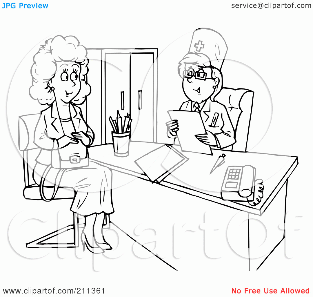 doctor office coloring pages - Clip Art Library