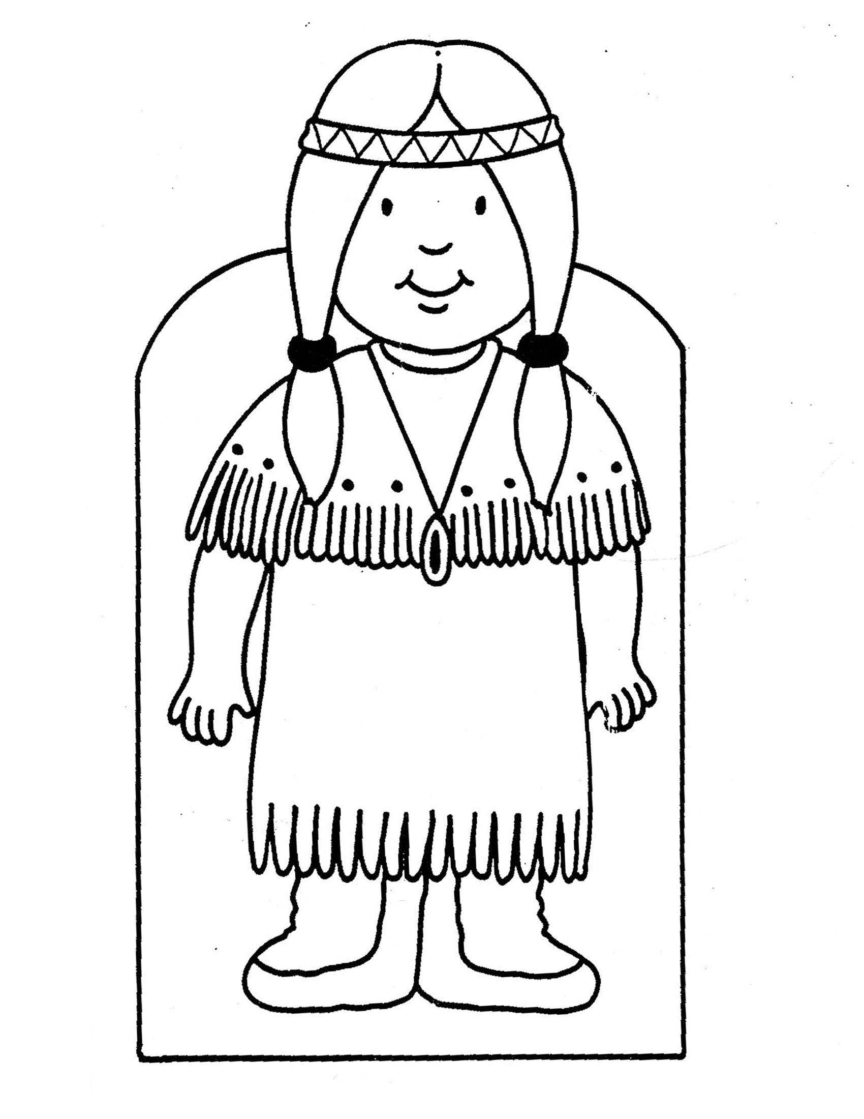 coloring pages for navaho indians