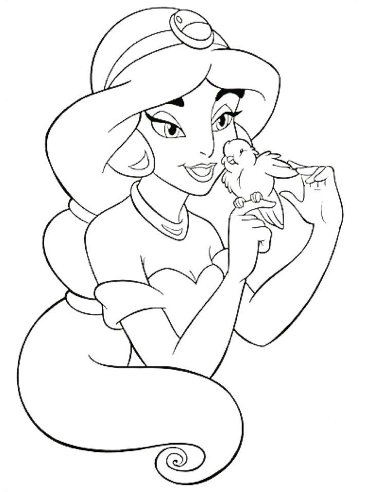 jasmine disney princess coloring pages clip art library