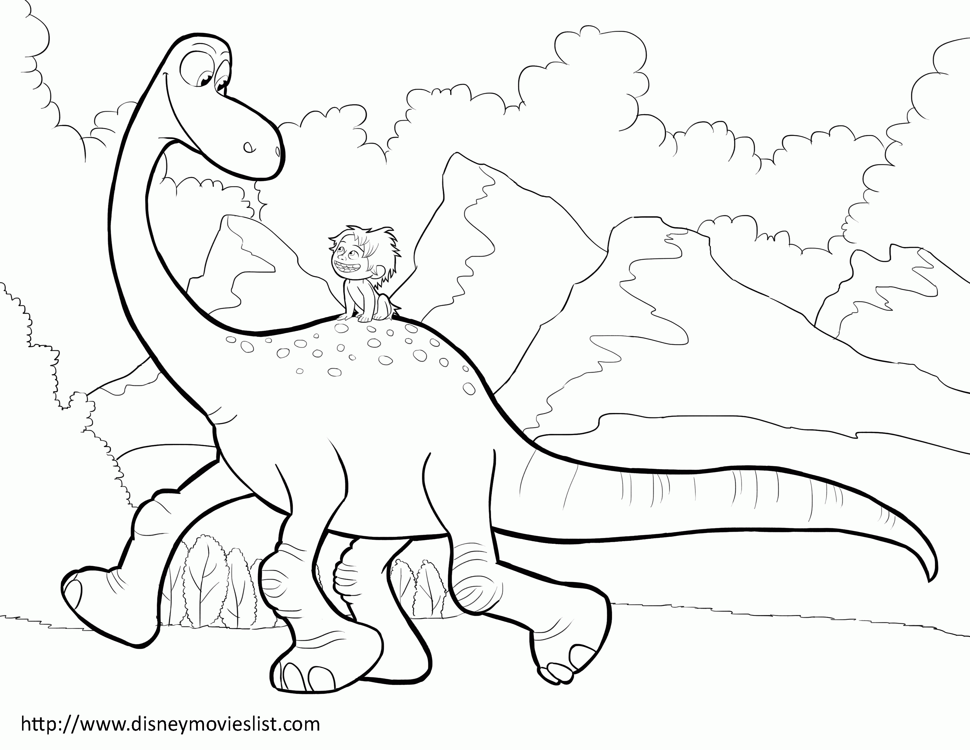 Динозавры для раскрашивания
