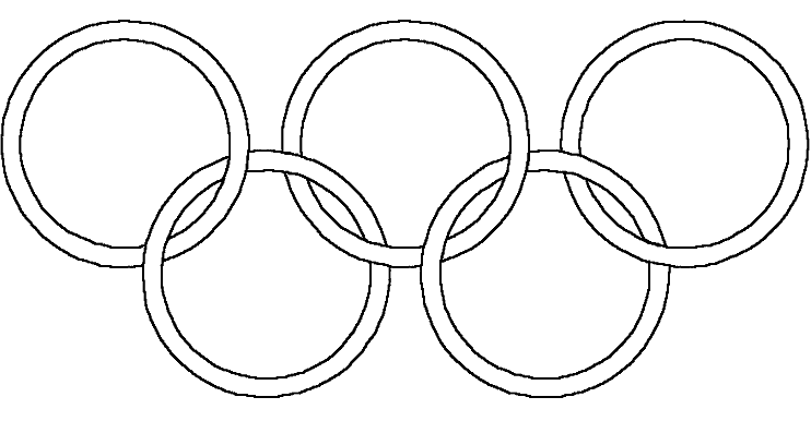 Free Printable Olympic Rings Coloring Pages - Classy Mommy