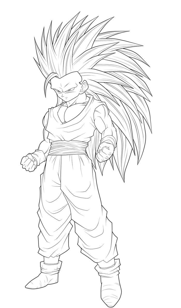 Free Goku Super Saiyan God Coloring Pages, Download Free Goku Super