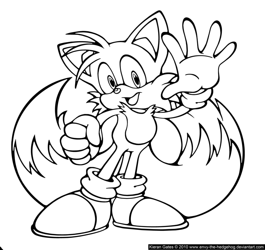 Tails Exe NFT coloring page - Coloring pages 🎨