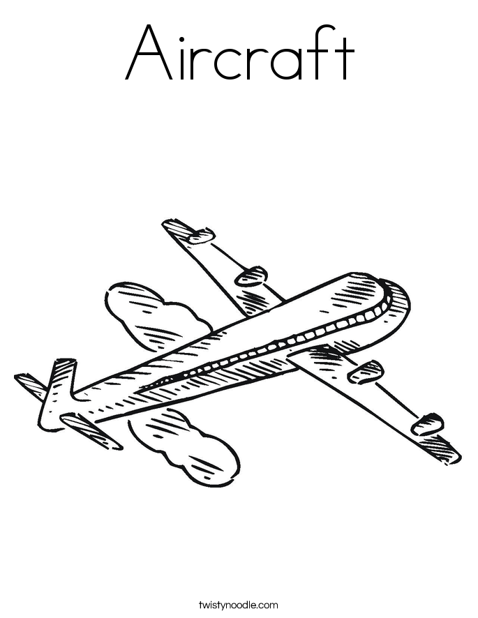 Free Air Transportation Vehicle Coloring Page, Download Free Air ...