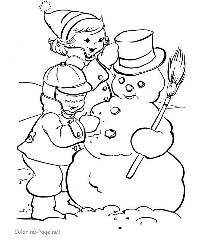 Free Printable Coloring Pages Christmas Snowman Download Free Printable Coloring Pages 