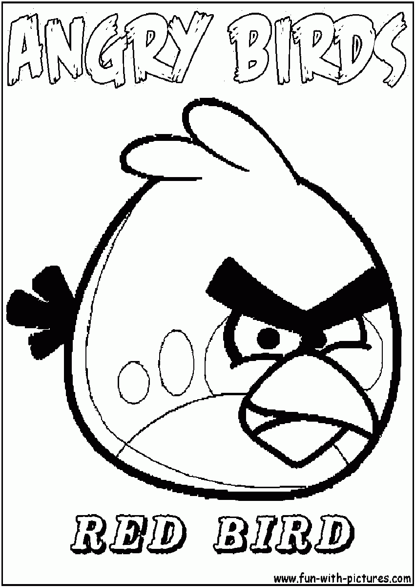 black bomb angry bird coloring page