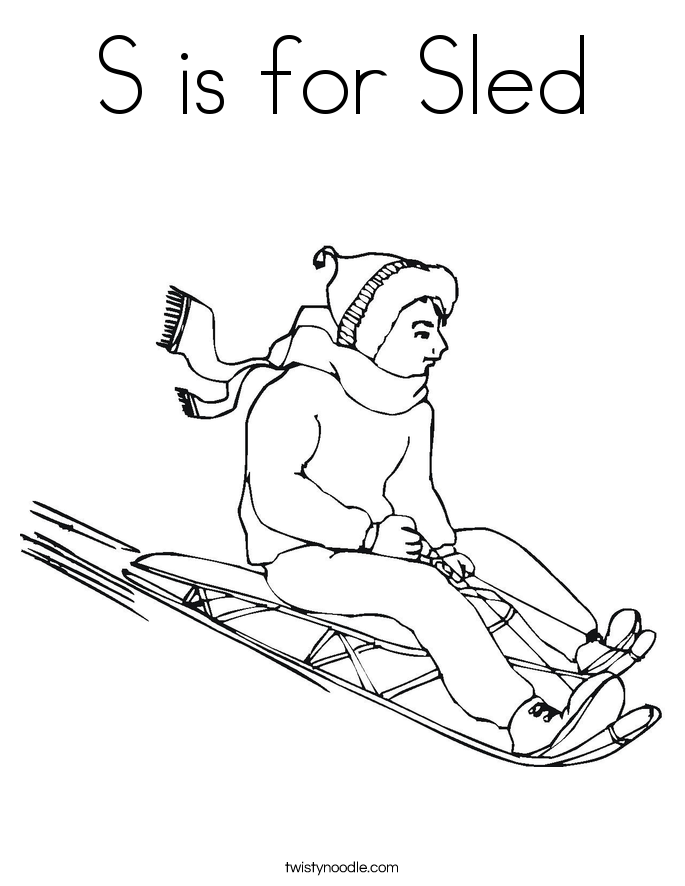 Free Winter Sport Coloring Pages Printable, Download Free Winter Sport ...