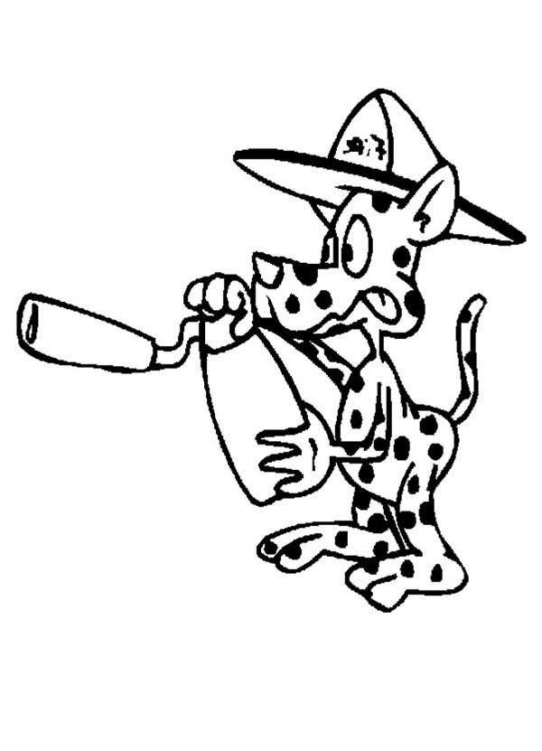 Free Dalmatian Fire Dog Coloring Pages, Download Free Dalmatian Fire ...