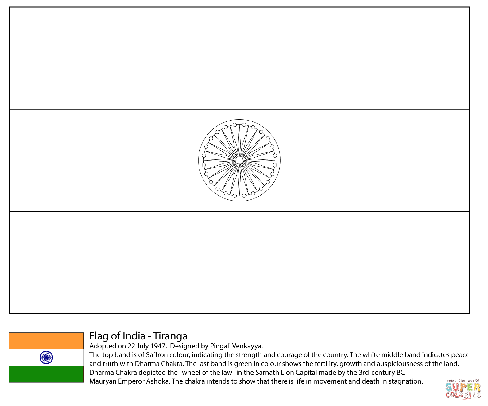 India coloring pages | Free Coloring Pages