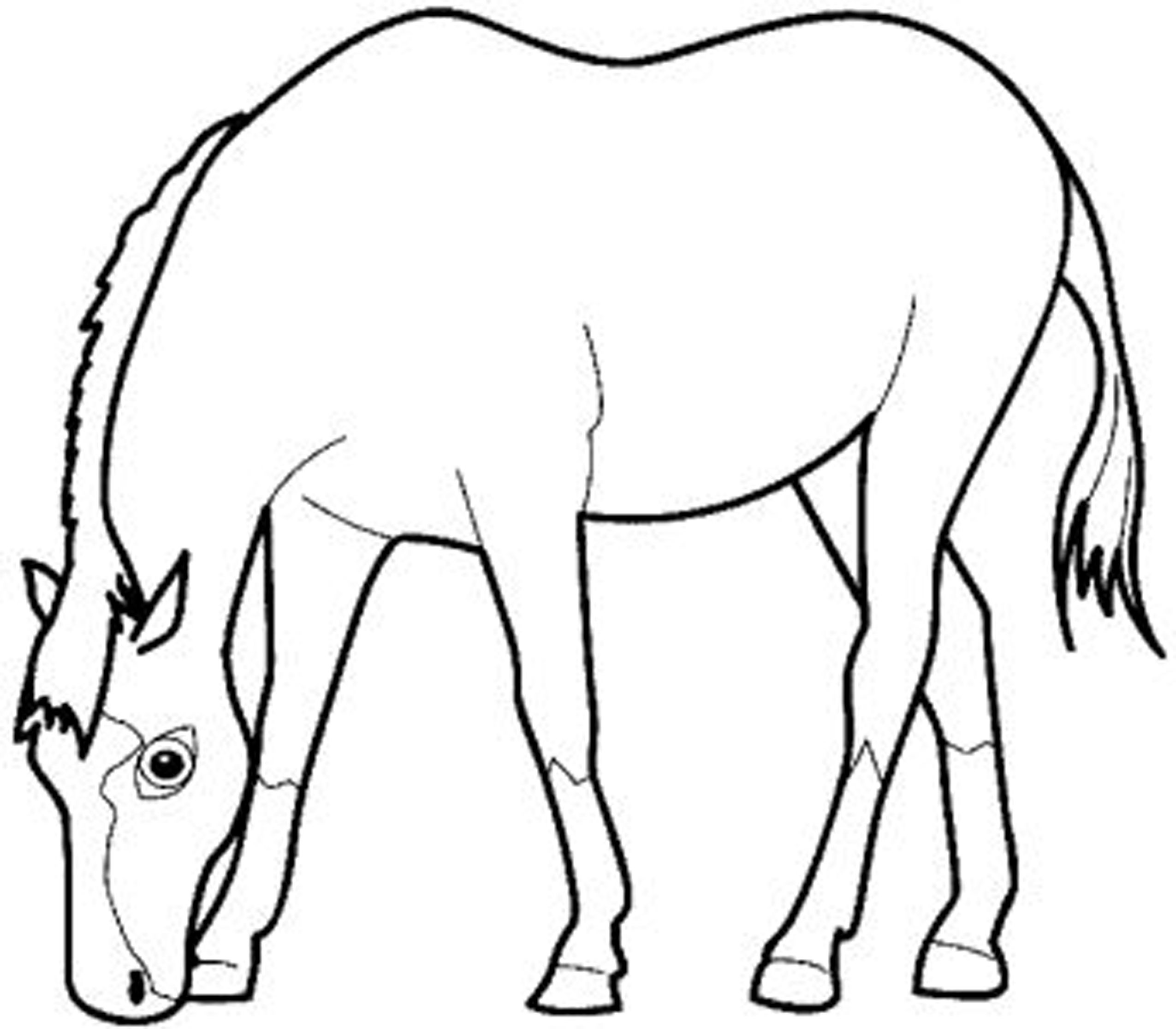 Pregnant Horse Coloring Pages Clip Art Library