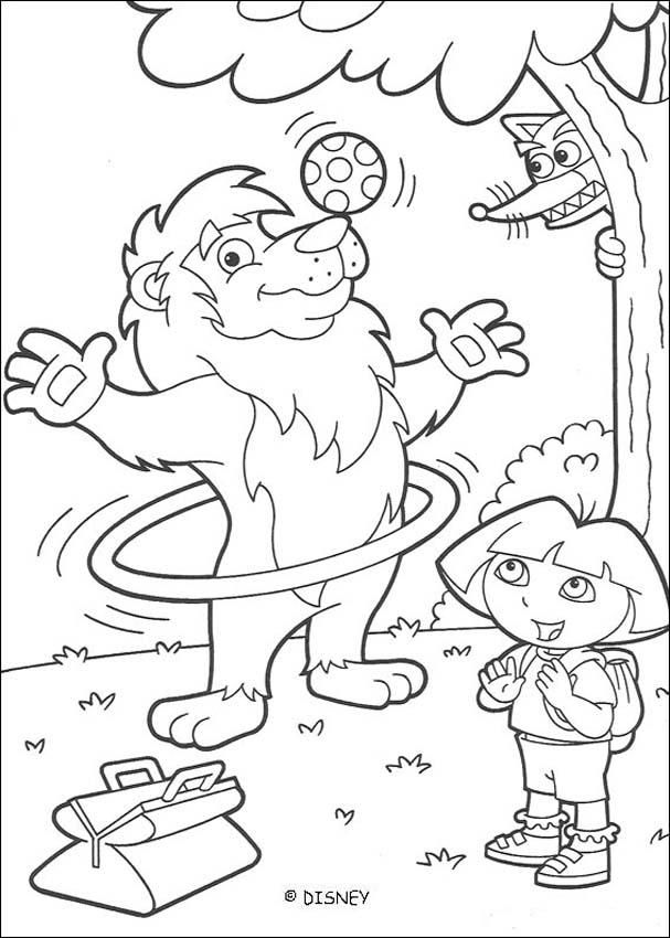 Dora The Explorer Printable Coloring Pages