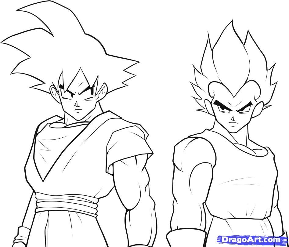 How to Draw Goku from Dragon Ball - YouTube