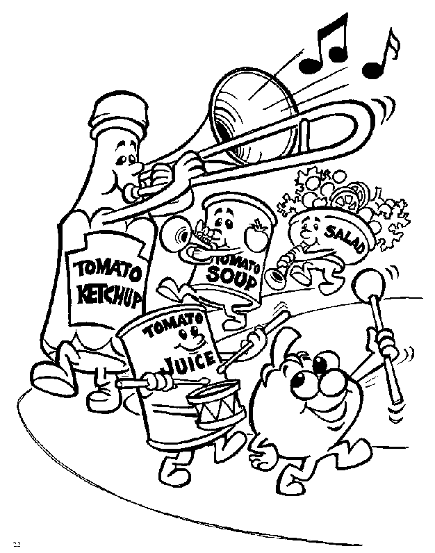 Corn Stocks Coloring Sheets