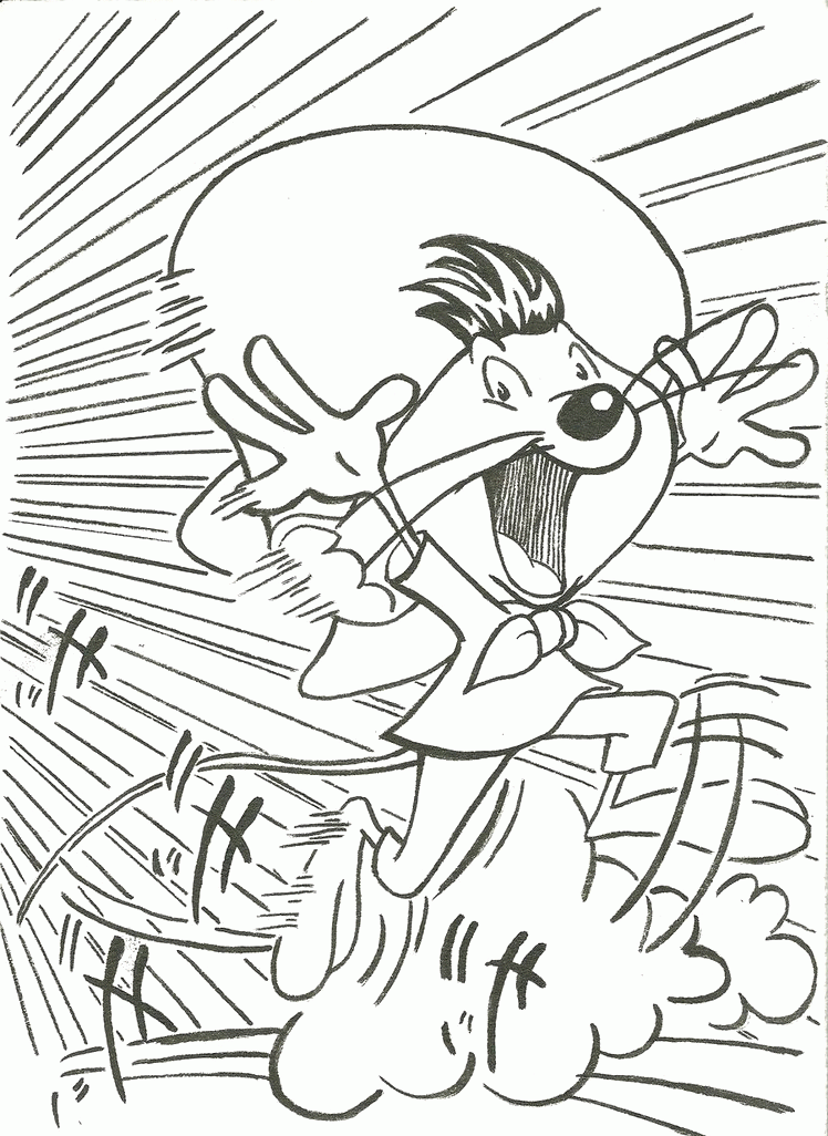 Speedy Gonzales color page - Coloring pages for kids