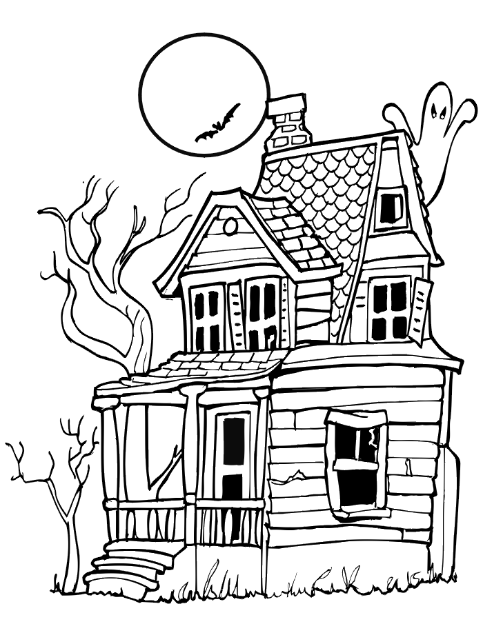 Spooky Halloween Coloring Pages