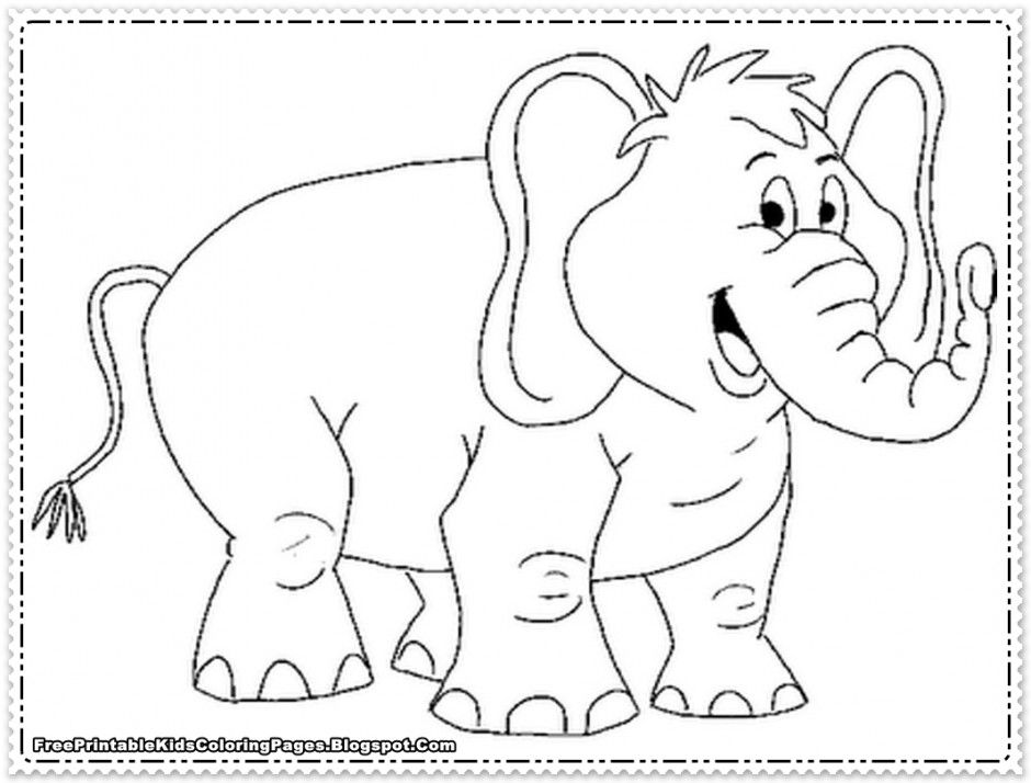 Baby Elephant Coloring Pages HD Elephant Coloring Pages Printable