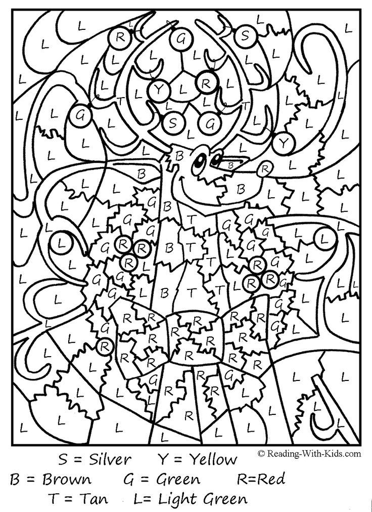Adult Color by Number coloring page - Coloring pages 🎨