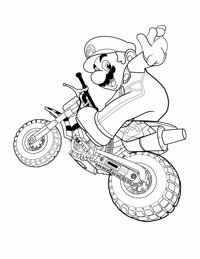 Mario Coloring Page Free| Coloring Pages for Kids Mario