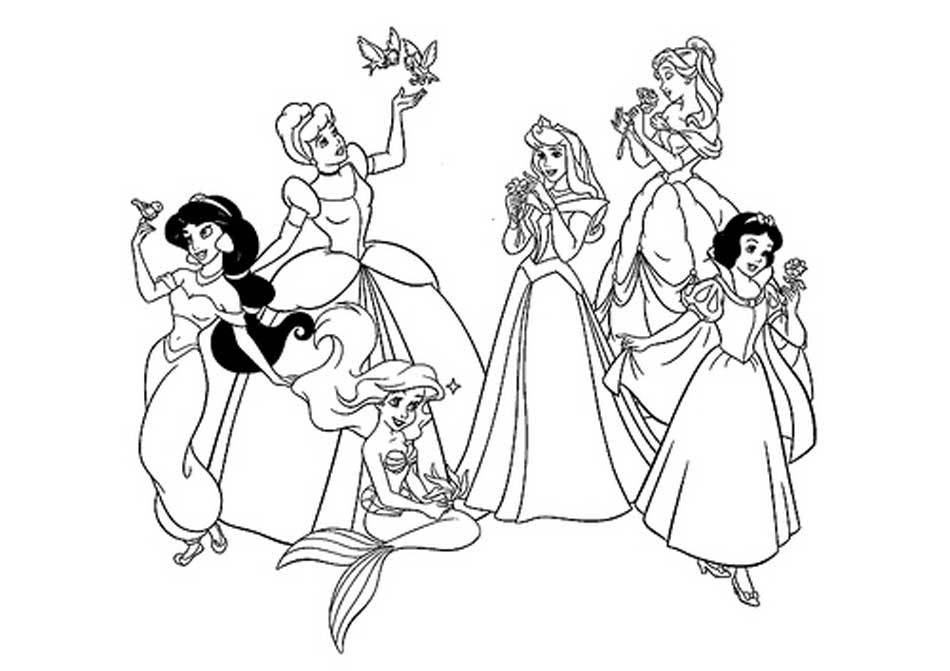disney princess for painting - Clip Art Library