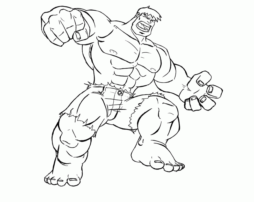 Hulk coloring pages to print for kids  Hulk Kids Coloring Pages