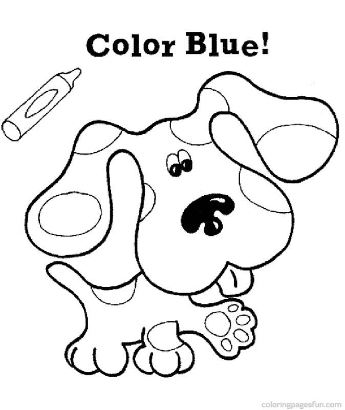 Blues Clues Birthday Coloring Pages Clip Art Library