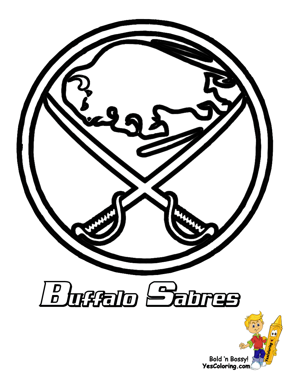 Nhl Hockey Coloring Pages