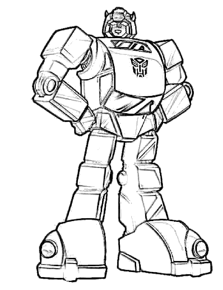 transformers bumble-bee Colouring Pages