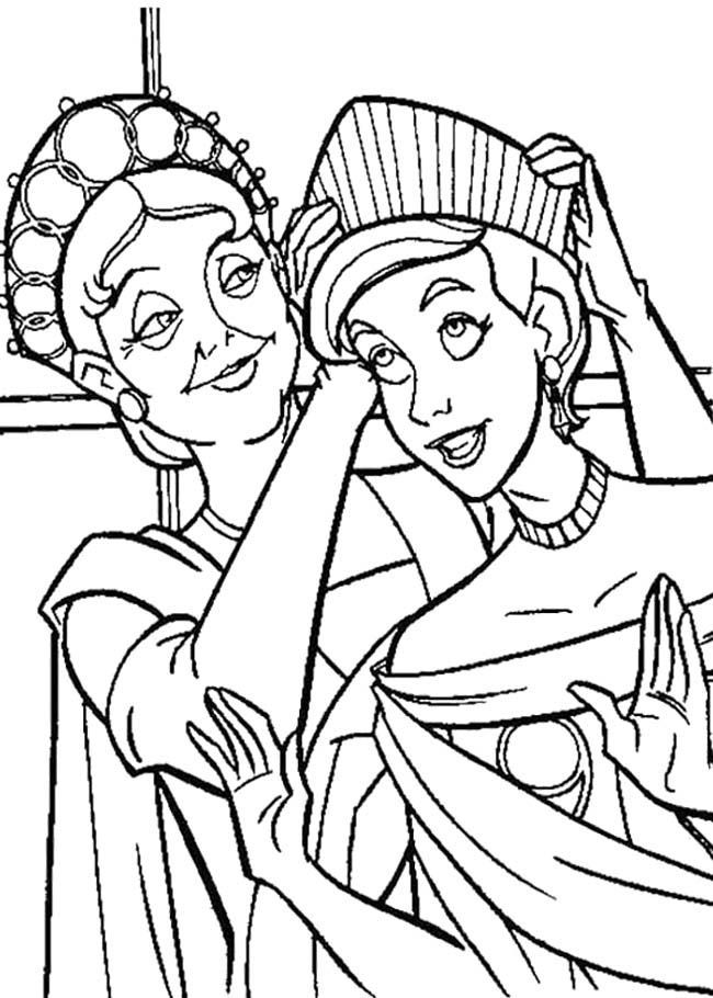princess anastasia coloring pages - Clip Art Library