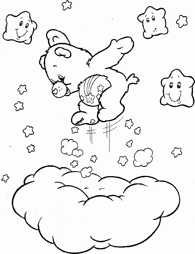 Care Bears Coloring Kids Book - Care Bear Coloring Pages 