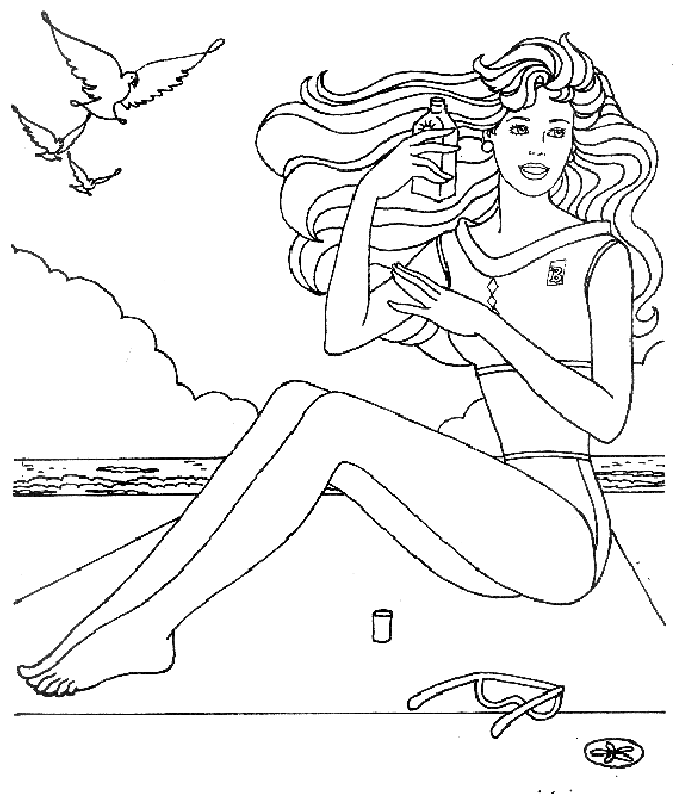 Barbie | Free Printable Coloring Pages