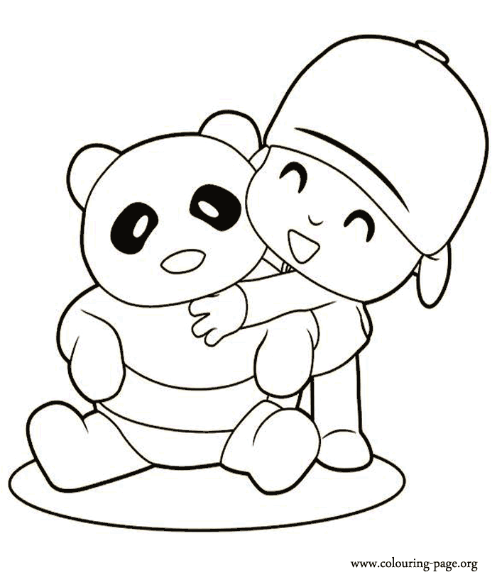 cute baby panda coloring pages for kids