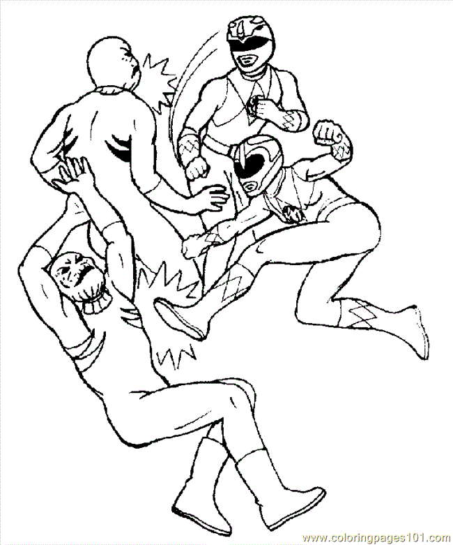 Yellow Ranger Coloring Pages