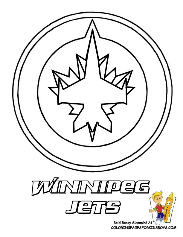 Calgary Flames Logo Coloring Page for Kids - Free NHL Printable