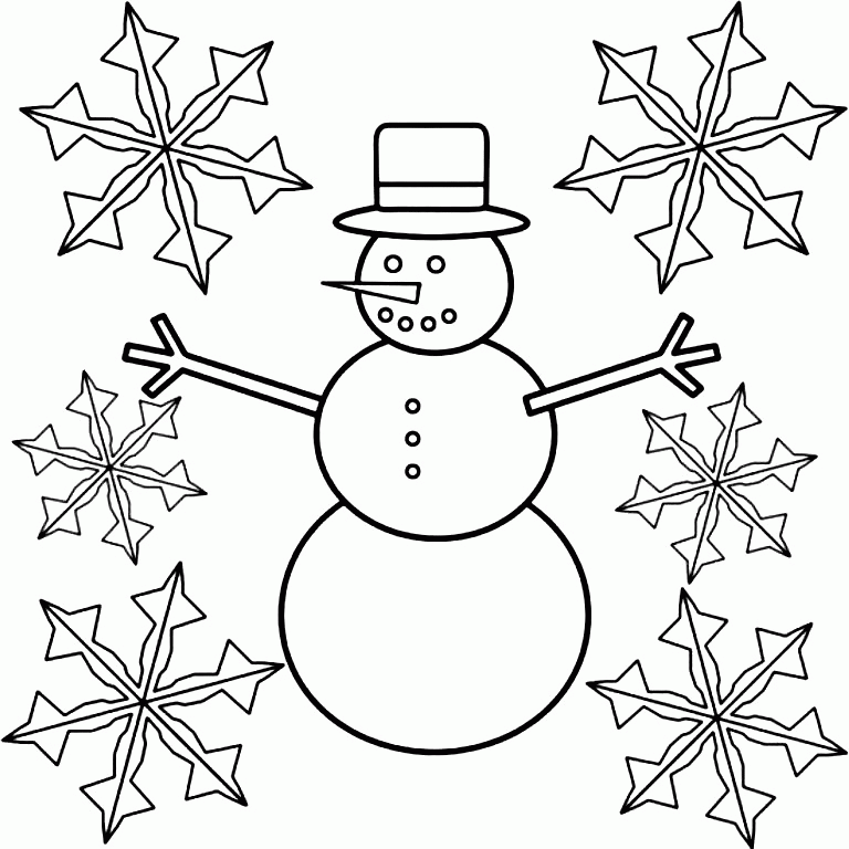 Pictures Of Snowflakes To Print