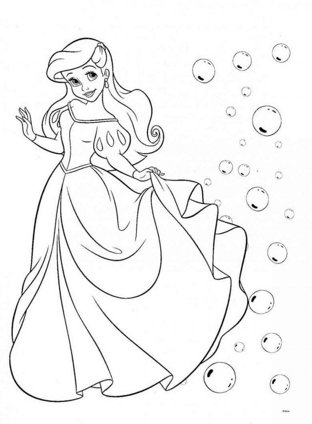 Printable Ariel Coloring Pages Ariel Mermaid Printable Coloring