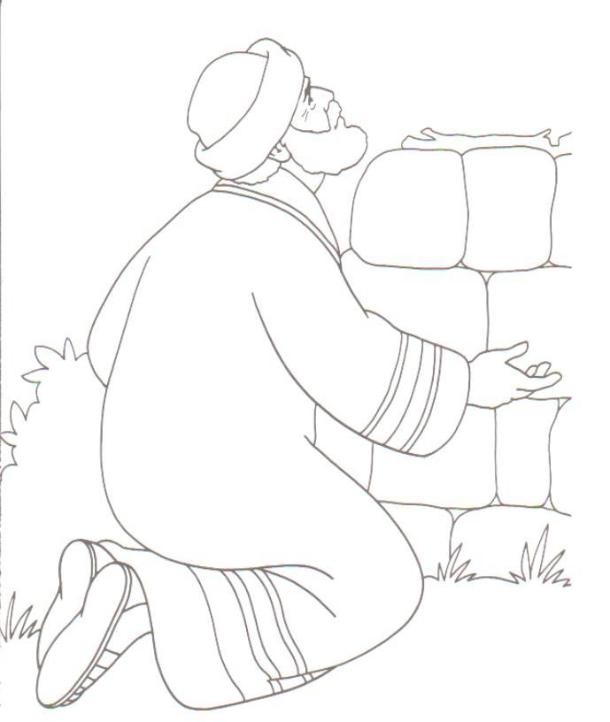 abraham praying colouring page - Clip Art Library