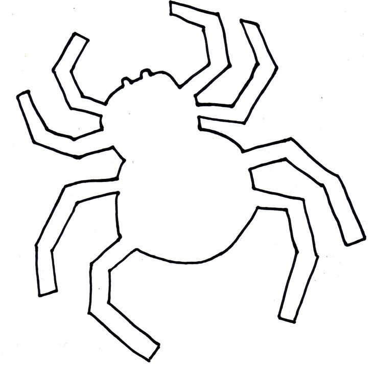 Easy Spider Cut Out Clip Art Library