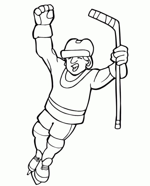 Free Hockey Coloring Book, Download Free Hockey Coloring Book png ...