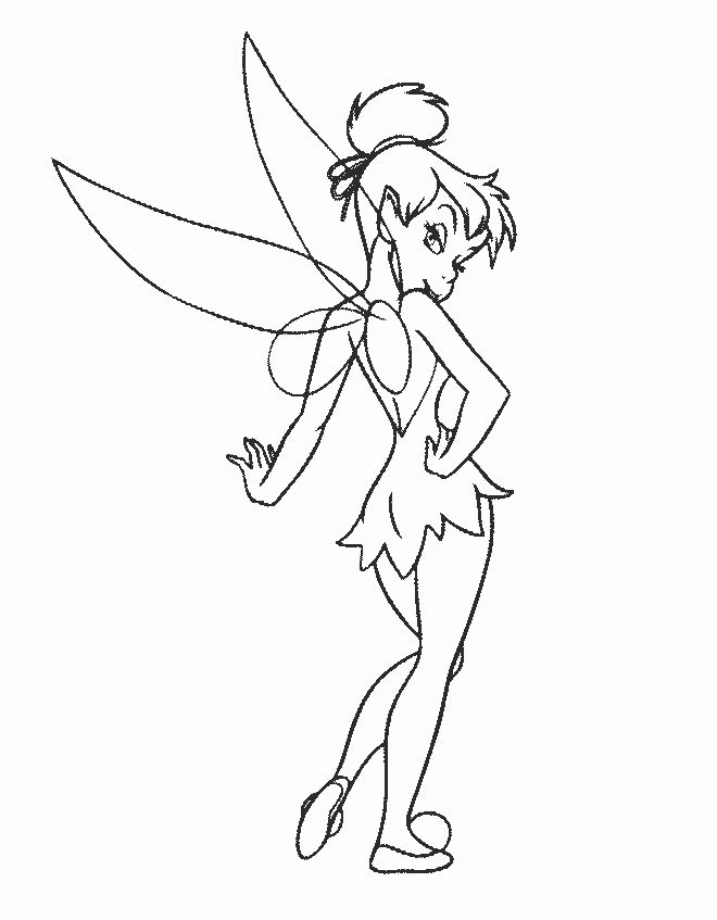 Tinkerbell Drawing - A Step By Step Guide - Cool Drawing Idea
